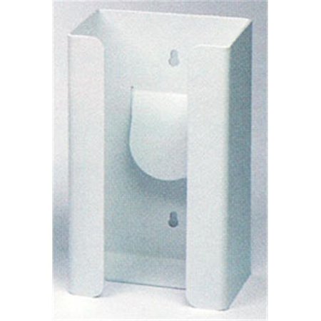 RACK’EM RACKS RackEm Racks 5102-W 1-Box Vertical Plastic Glove Dispenser - White Heavy- Duty Plastic 5102-W